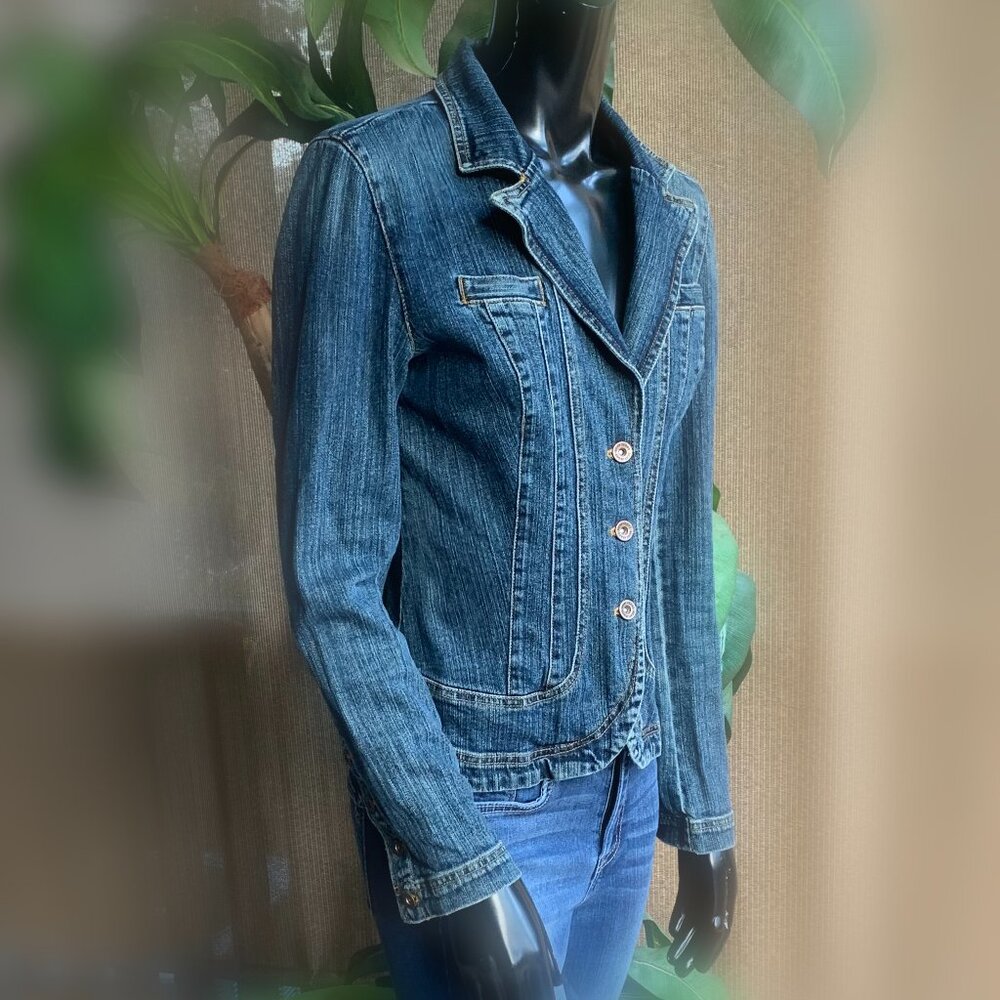 DKNY Jeans Lapel Jacket - Picture 7 of 14
